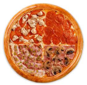 Пиццца 4 вкуса